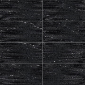 SK tile-MB12617-C Milan black (grooved surface)