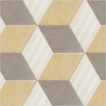 Modern Hexagonal Brick,Wood color