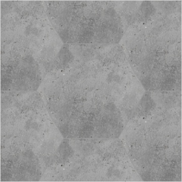 Modern Hexagonal Brick,Gray